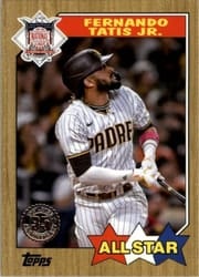 2022 Topps 1987 Topps Baseball All-Stars Fernando Tatis Jr. #87AS-1 card
