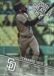 2022 Topps 2021 Greatest Hits Fernando Tatis Jr. #21GH-17 card