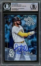 2022 Topps 2021 Greatest Hits Autographs Fernando Tatis Jr. #21GH-8 card