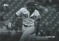 2022 Topps Black & White Base Set Fernando Tatis Jr. #28 card