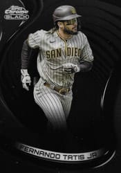 2022 Topps Chrome Black Base Set Fernando Tatis Jr. #82 card
