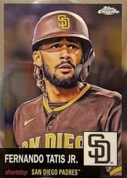 2022 Topps Chrome Platinum Anniversary Base Set Fernando Tatis Jr. #100b card