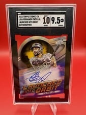 2022 Topps Cosmic Chrome Launched into Orbit Autographs Fernando Tatis Jr. #LIOA-FT card