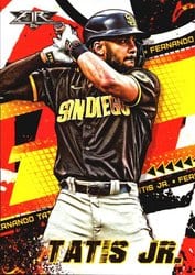 2022 Topps Fire Base Set Fernando Tatis Jr. #102 card
