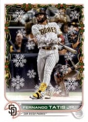 2022 Topps Holiday Base Set Fernando Tatis Jr. #HW179b card