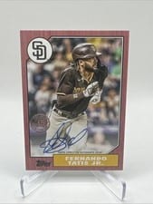 2022 Topps Update 1987 Topps Autographs Fernando Tatis Jr. #87BA-FT card