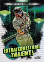 2023 Topps Cosmic Chrome Extraterrestrial Talent Fernando Tatis Jr. #ET-18 card