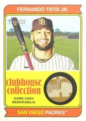 2023 Topps Heritage Clubhouse Collection Relics Fernando Tatis Jr. #CCR-FT card