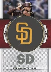 2023 Topps Team Logo Manufactured Patches Fernando Tatis Jr. #TLP-FT card