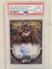 2024 Bowman Sterling Extravaganza Autographs Fernando Tatis Jr. #SEA-FT card