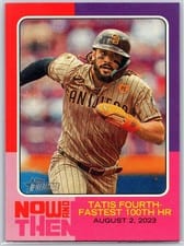2024 Topps Heritage Now and Then Fernando Tatis Jr. #NAT-5 card