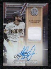 2024 Topps Tribute Threads Autograph Relics Fernando Tatis Jr. #TTTA-FTJ card