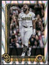 2025 Topps Chrome Fernando Tatis Jr. Murakami Variation #159 card