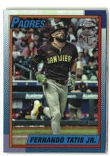 2025 Topps Chrome Update 1990 Topps Chrome Fernando Tatis Jr. #90CU-9 card