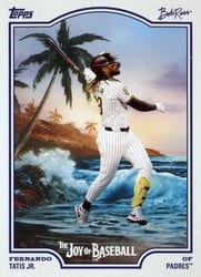2025 Topps X Bob Ross: The Joy of Baseball Base Set Fernando Tatis Jr. #21 card