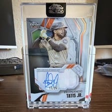2026 Topps Chrome Black Ivory Autographs Fernando Tatis Jr. #IVA-FT card