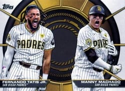 2025 Topps Dynamic Duos Fernando Tatis Jr. / Manny Machado #DD-9 card