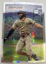 2025 Topps Chrome Platinum 1955 Topps Double Headers Fernando Tatis Jr. / Tony Gwynn #55DH-14 card