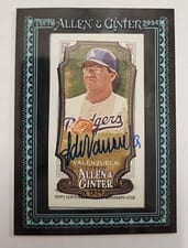2024 Topps Allen & Ginter Mini Baseball Autograph Fernando Valenzuela #MA-FV card