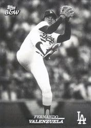 2024 Topps Black & White Base Set Fernando Valenzuela #33 card