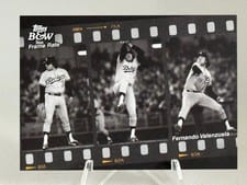 2024 Topps Black & White Frame Rate Fernando Valenzuela #FR9 card