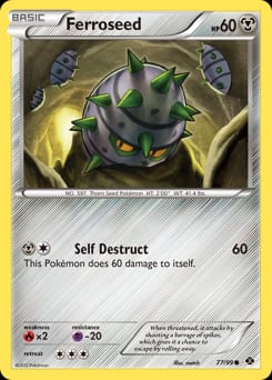 Next Destinies Ferroseed #77 card