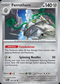 Paradox Rift Ferrothorn #128 card