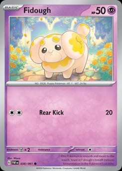 Paldean Fates Fidough #38 card
