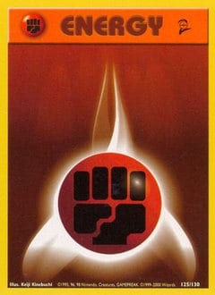 2000 Base Set 2 Fighting Energy #125 card