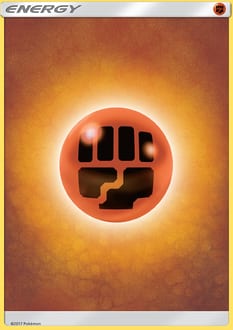 2017 Sun & Moon Fighting Energy #169 card
