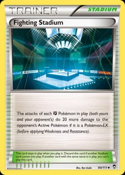 Furious Fists Fighting Stadium #90 card