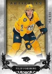 2018-19 Upper Deck Artifacts Base Set Filip Forsberg #104 card