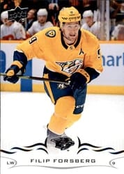 2018-19 Upper Deck Base Set Filip Forsberg #354 card