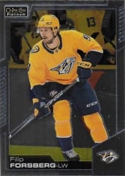 2020-21 O-Pee-Chee Platinum Base Set Filip Forsberg #29 card