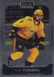 2021-22 O-Pee-Chee Platinum Base Set Filip Forsberg #162 card