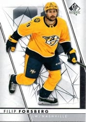 2022-23 SP Authentic Base Set Filip Forsberg #80 card