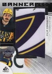 2022-23 SP Game Used 2022 NHL Stadium Series Banner Year Relics Filip Forsberg #BYSS-FF card