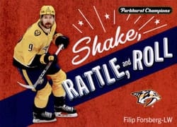 2024-25 Parkhurst Champions Shake Rattle and Roll Filip Forsberg #SRR-17 card