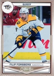 2024-25 Upper Deck O-Pee-Chee Glossy Filip Forsberg #OPC-46 card