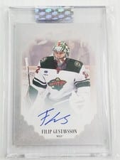 2023-24 Upper Deck Clear Cut Champs Autos Filip Gustavsson #C-FG card