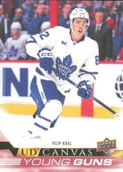 2022-23 Upper Deck UD Canvas Filip Kral #C237 card