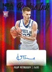 2023-24 Hoops Rookie Ink Filip Petrusev #RI-FPV card