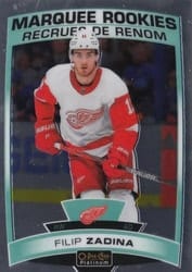 2019-20 O-Pee-Chee Platinum Base Set Filip Zadina #173 card