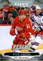 2019-20 Upper Deck MVP Base Set Filip Zadina #223 card