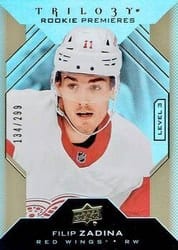 2019-20 Upper Deck Trilogy Base Set Filip Zadina #144 card