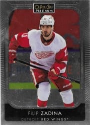 2021-22 O-Pee-Chee Platinum Base Set Filip Zadina #145 card
