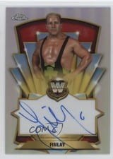 2026 Topps Chrome WWE Legendary Chrome Autographs Finlay #LCA-FL card