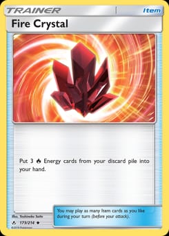 Unbroken Bonds Fire Crystal #173 card
