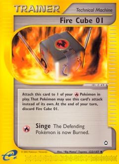 2003 Aquapolis Fire Cube 01 #122 card