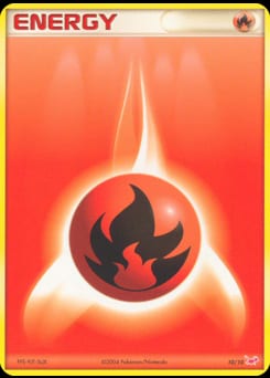 2004 EX Trainer Kit Latias Fire Energy #10 card